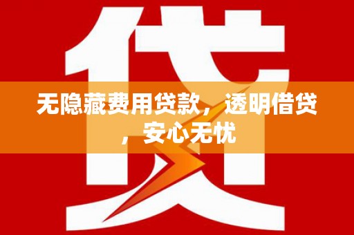 太康无隐藏费用贷款，透明借贷，安心无忧
