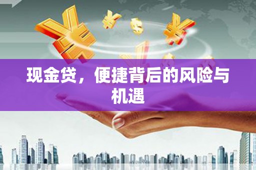 酒泉现金贷，便捷背后的风险与机遇