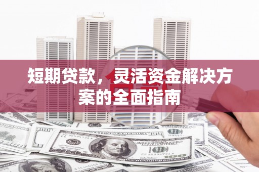 尚义短期贷款，灵活资金解决方案的全面指南