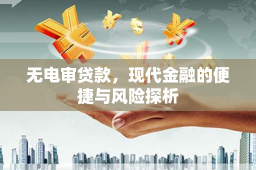 灵宝无电审贷款，现代金融的便捷与风险探析
