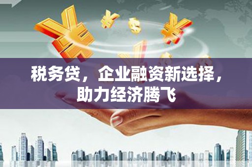 吕梁税务贷，企业融资新选择，助力经济腾飞