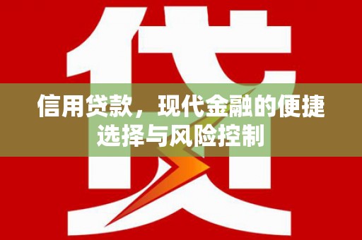 剑河信用贷款，现代金融的便捷选择与风险控制