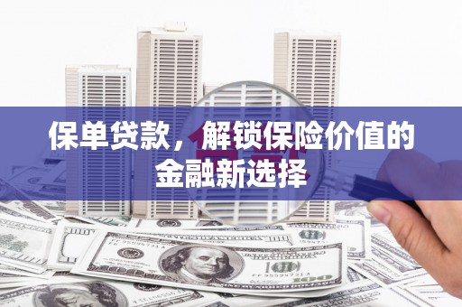 万年保单贷款，解锁保险价值的金融新选择