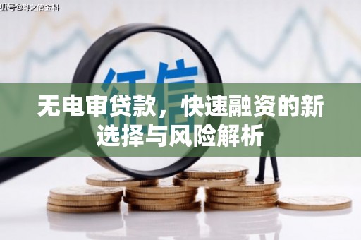 台南无电审贷款，快速融资的新选择与风险解析