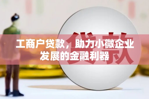 湛江工商户贷款，助力小微企业发展的金融利器
