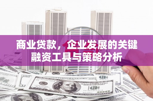 宣化商业贷款，企业发展的关键融资工具与策略分析
