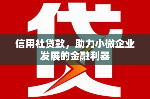元宝山信用社贷款，助力小微企业发展的金融利器