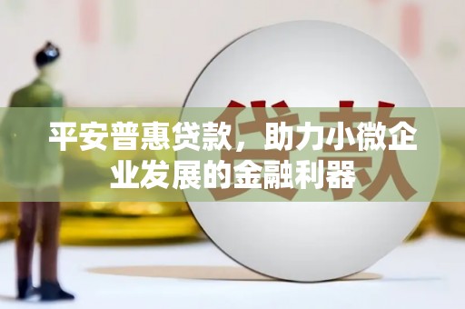 眉县平安普惠贷款，助力小微企业发展的金融利器