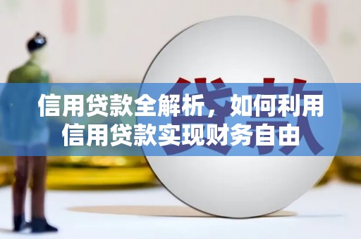 小港信用贷款全解析，如何利用信用贷款实现财务自由